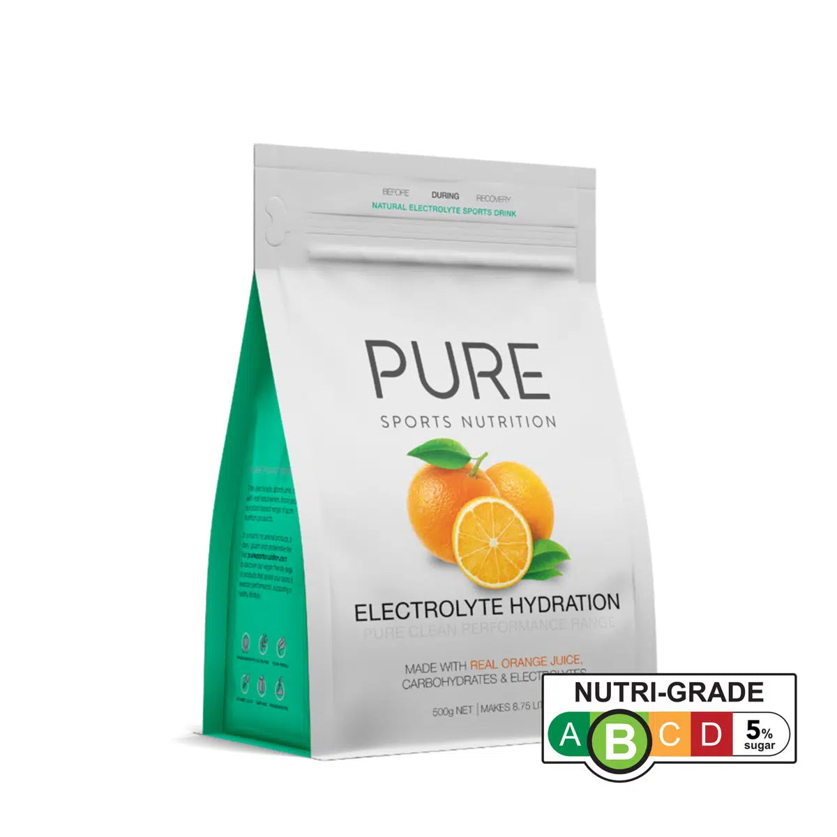 PURE Electrolyte Hydration 500g Pouch Orange Juice