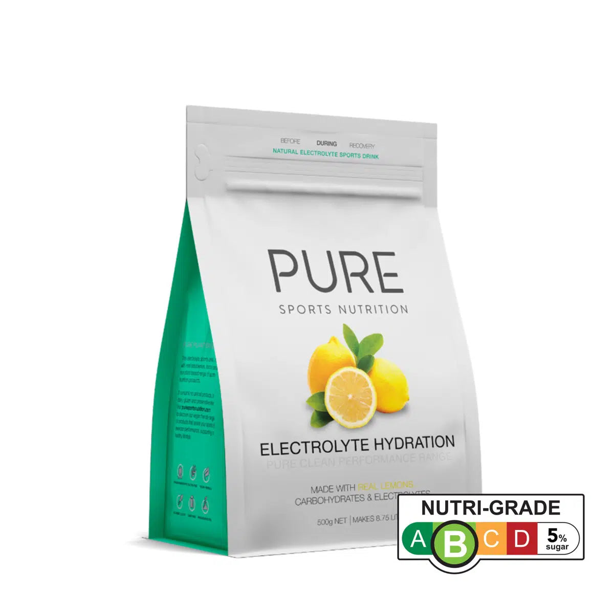 PURE Electrolyte Hydration 500g Pouch Lemon