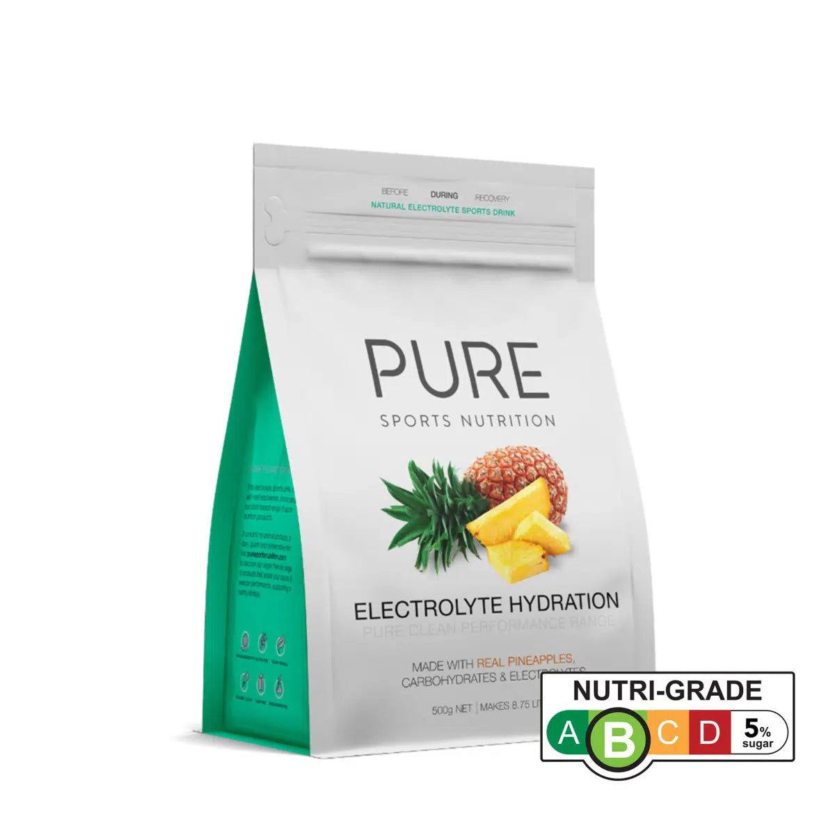 PURE Electrolyte Hydration 500g Pouch Pineapple