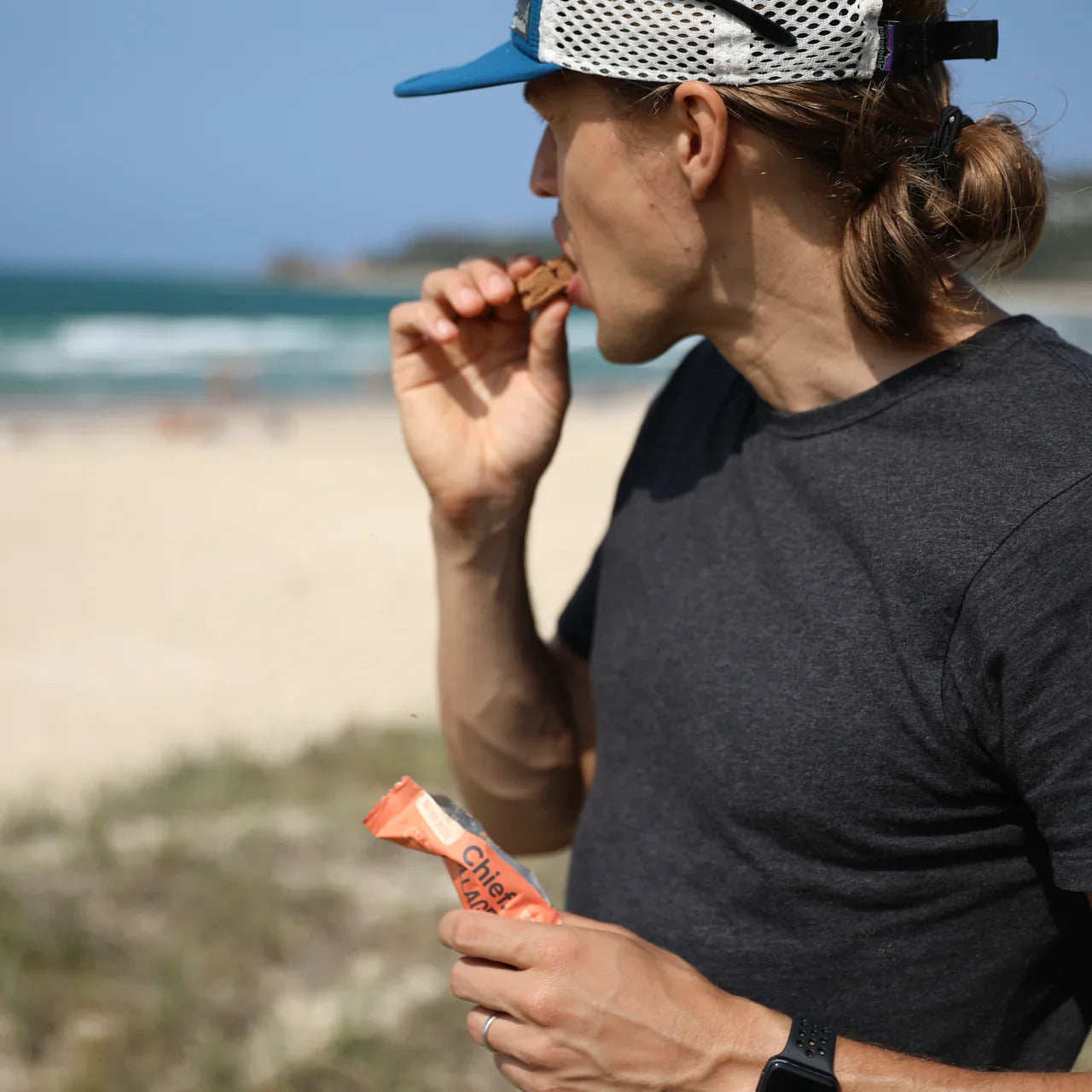 Chief Collagen Protein Cashew Shortbread Bar Model