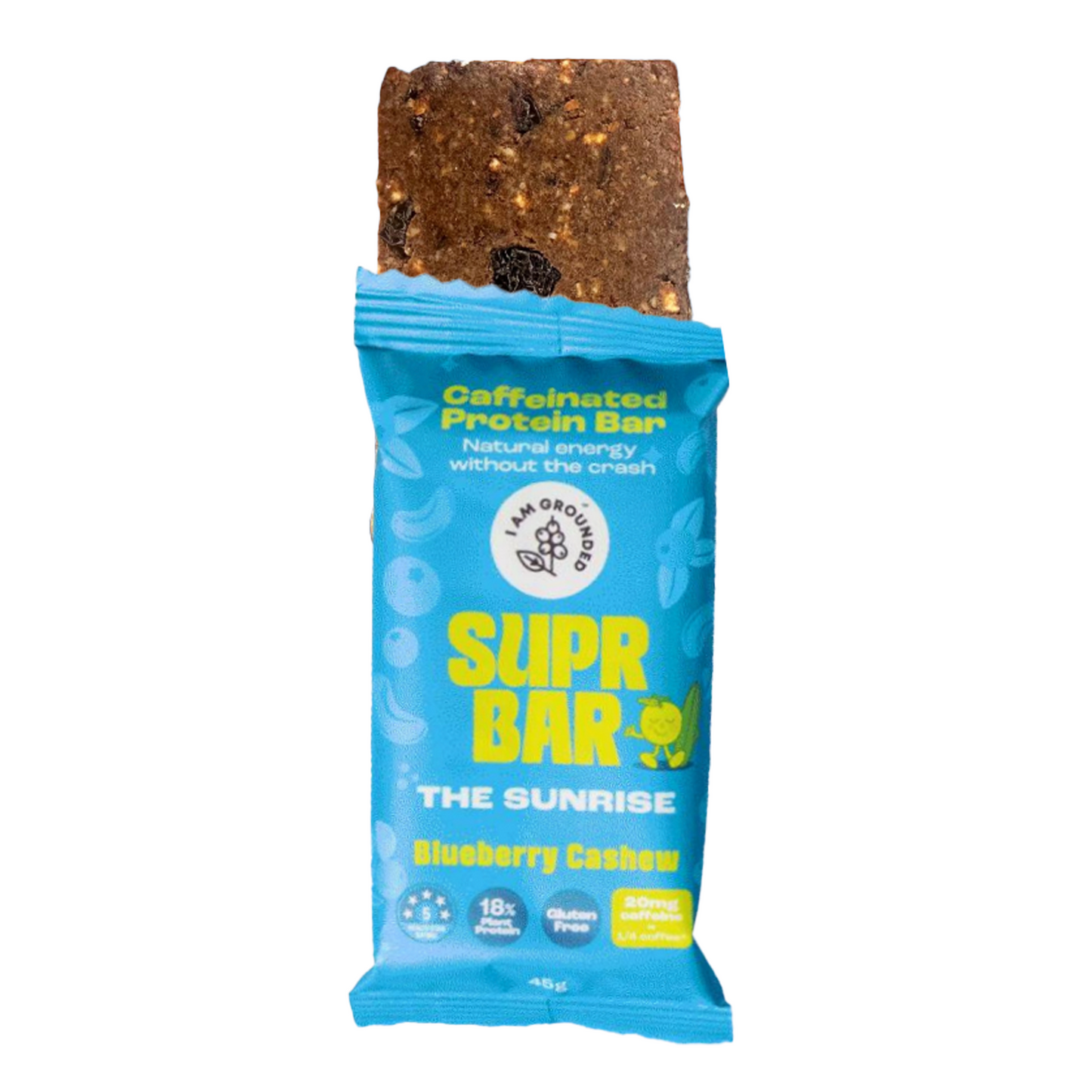 IAMGROUNDED Blueberry Cashew Soft Protein Bar
