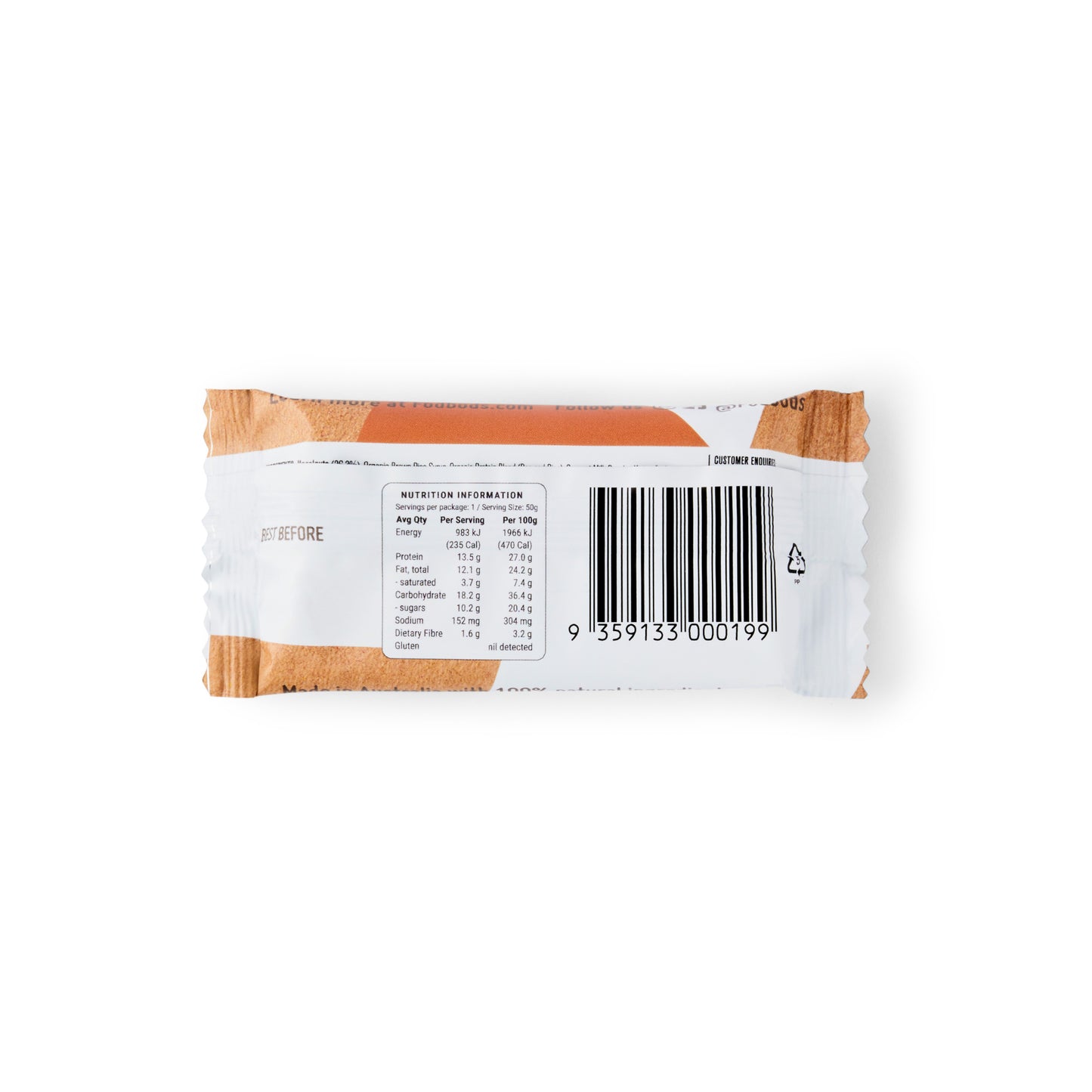 Fodbods Protein Bars 50g Mixed Box
