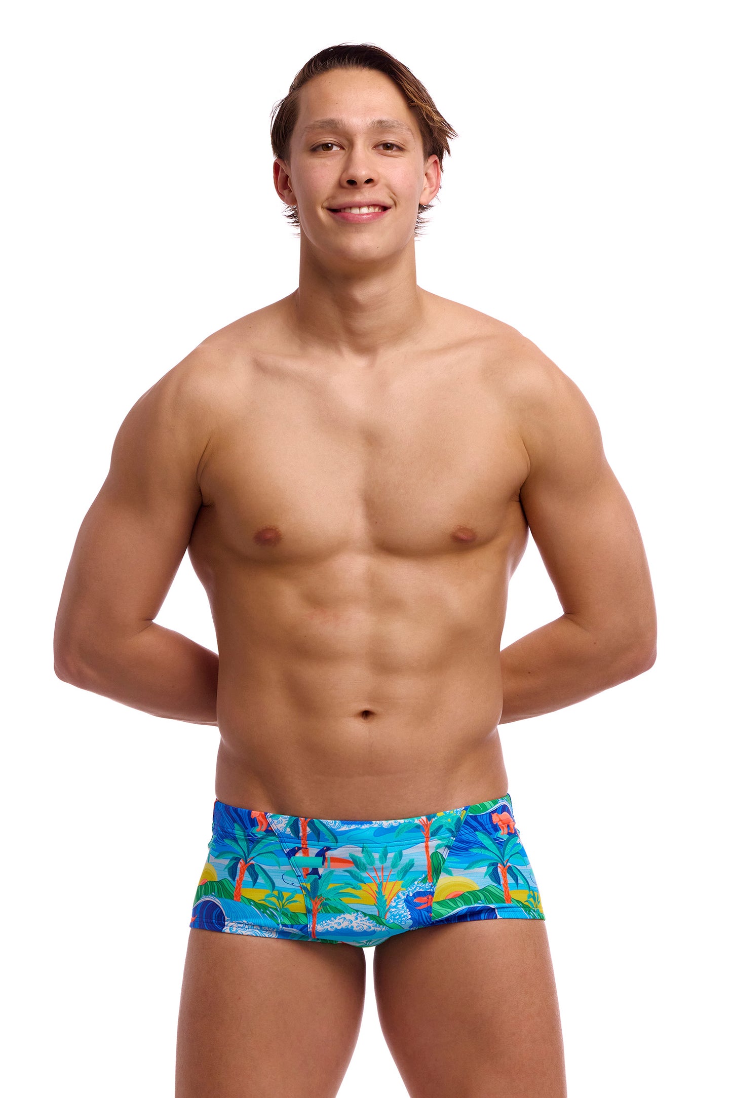 DUUDE Men's classic trunks FUNKY TRUNKS