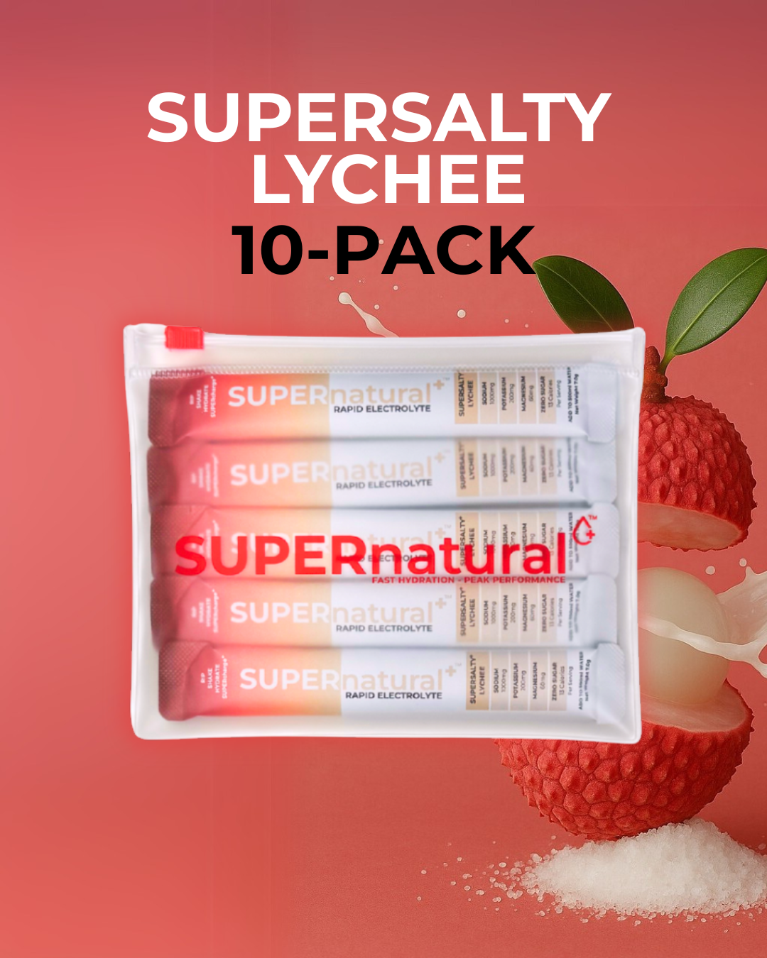 SUPERnatural+ Rapid Electrolytes - Lychee