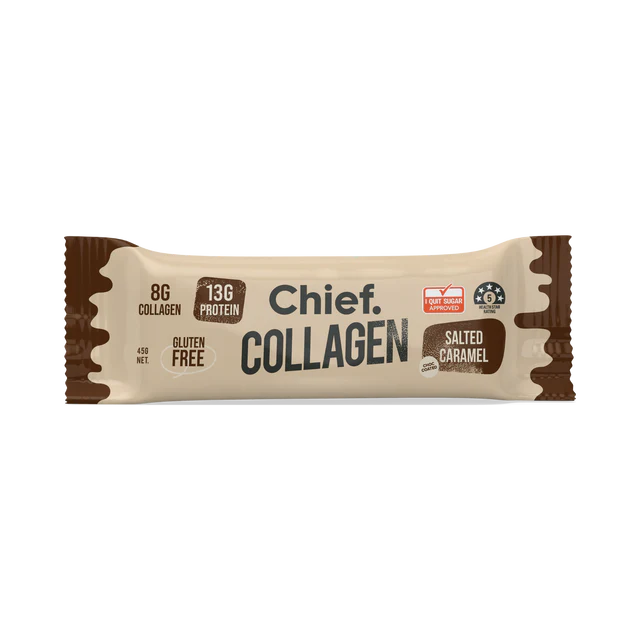 Chief Collagen Protein Choc Salted Caramel Bar