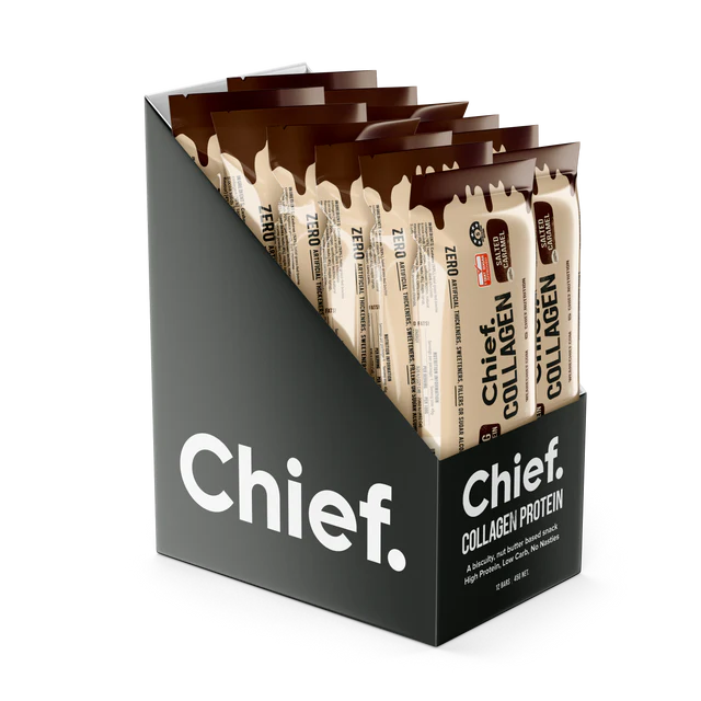 Chief Collagen Protein Choc Salted Caramel Bar