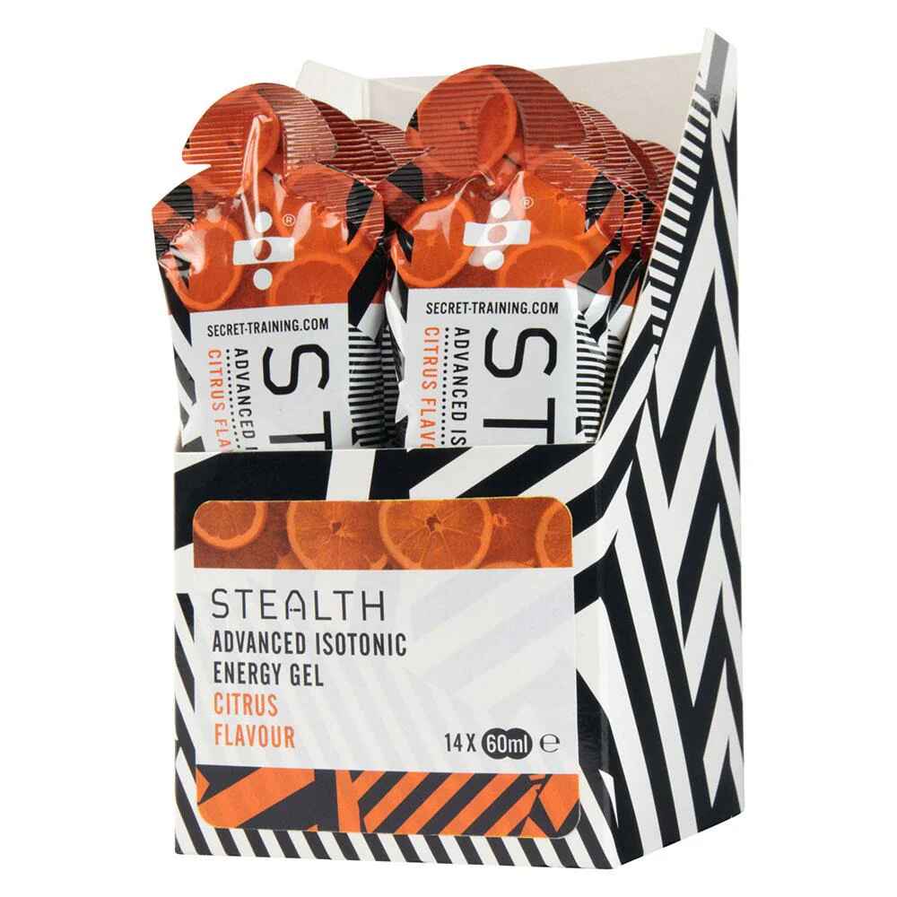 Stealth Advanced Isotonic Energy Gel 60g Citrus Flavour Box of 14