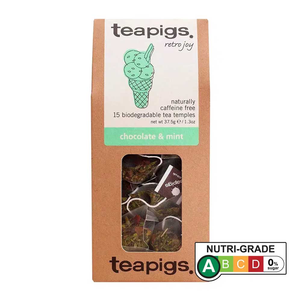 Chocolate tea and mint