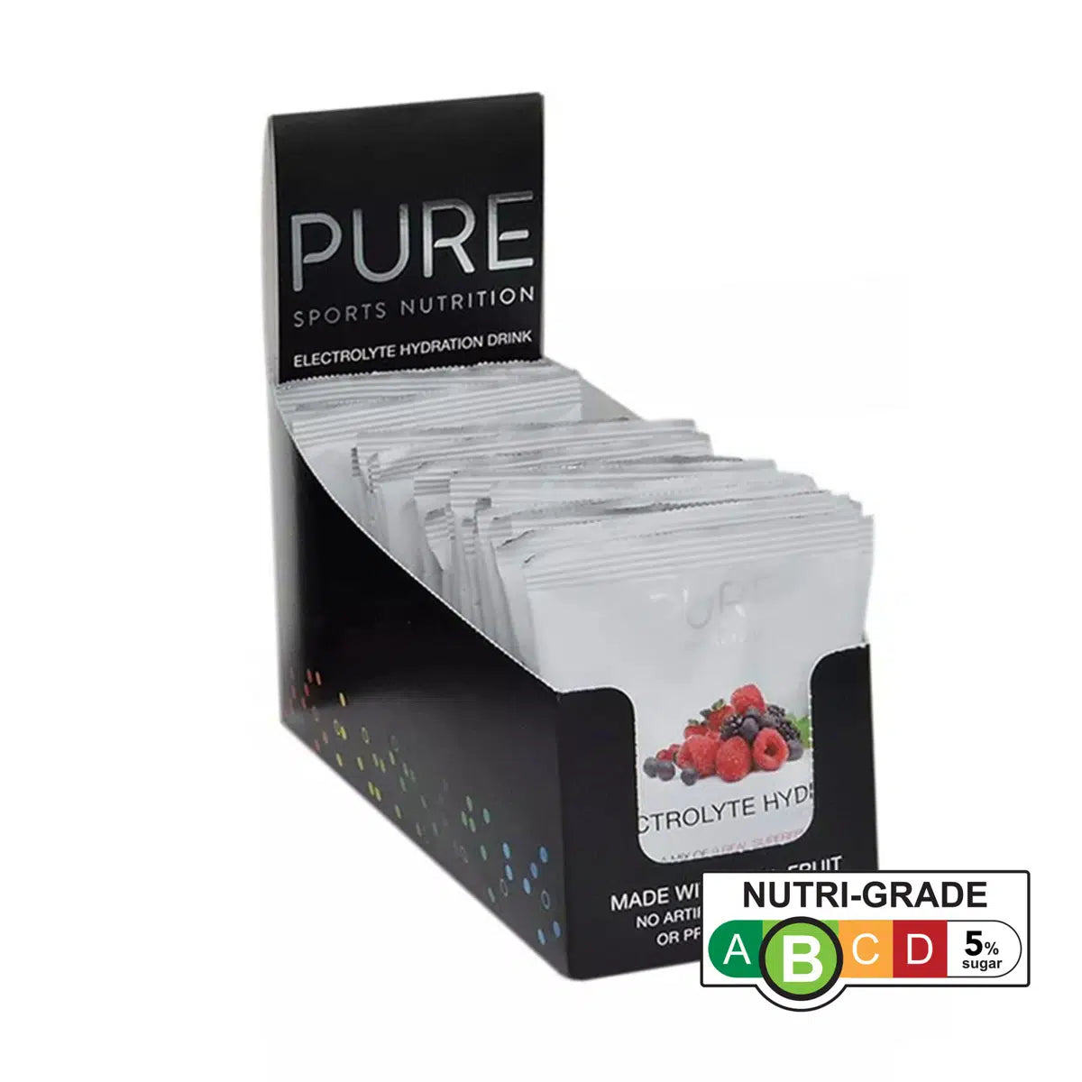 PURE Electrolyte Hydration 42g Single Sachet Superfruit Box