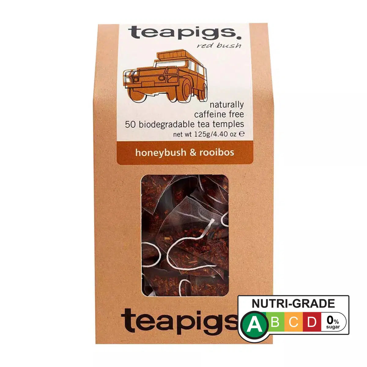 Teapigs Honeybush & Rooibos Tea 50 temples