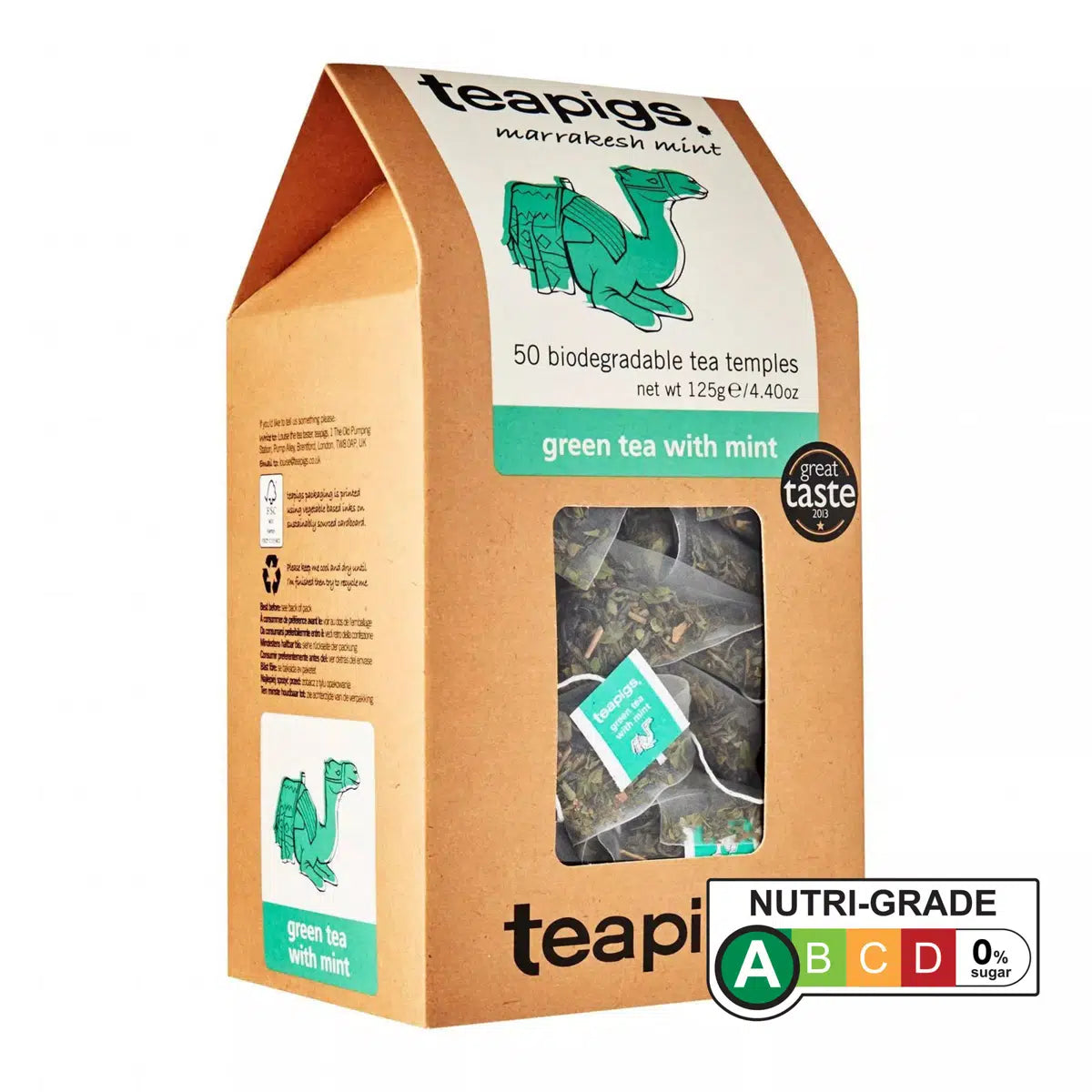 Teapigs Green Tea with Mint 50 Temples