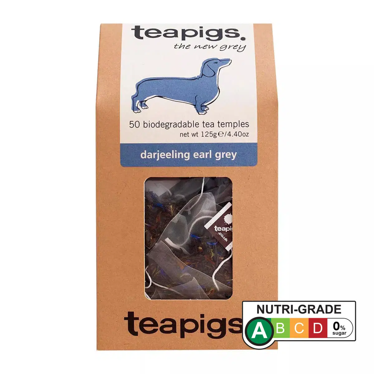 Teapigs Darjeeling Earl Grey Tea 50 Temples