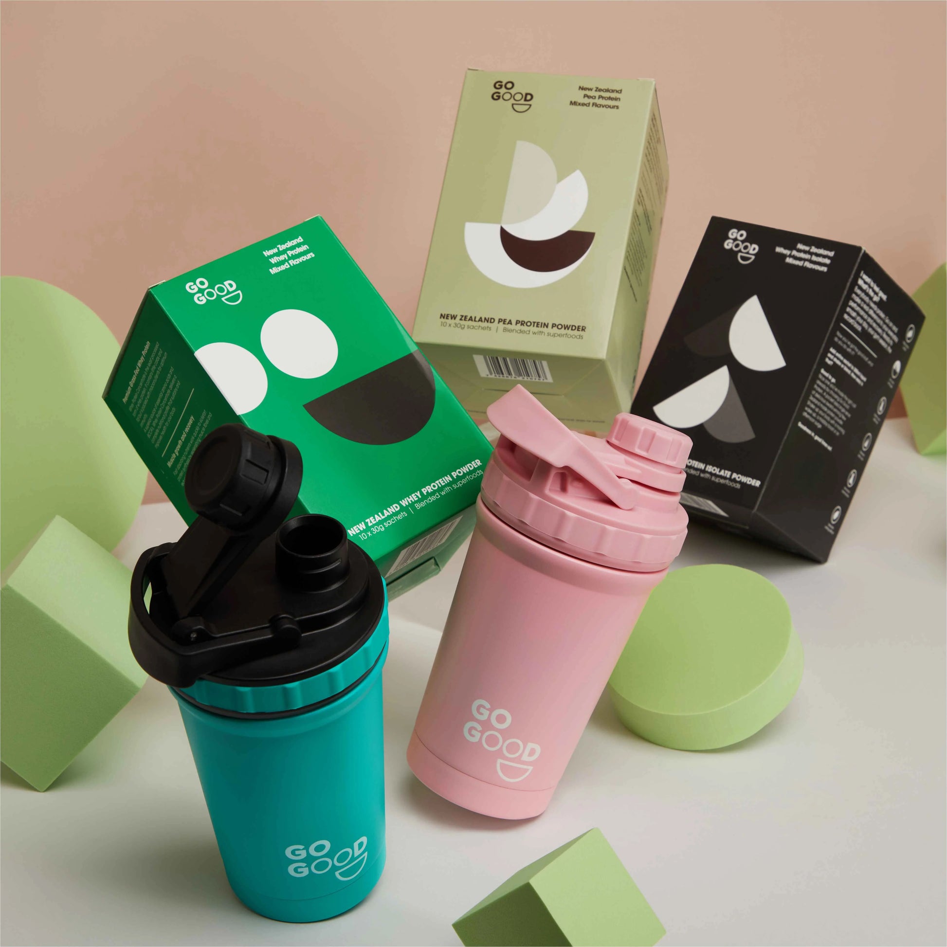 Go Good - 10 X Plant Protein Samples And Shaker Bundle