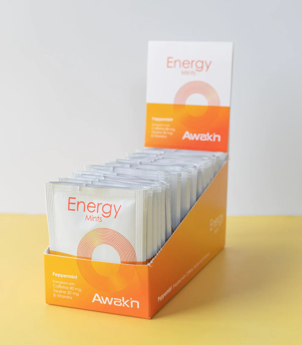 Awak'n Energy Mints Box 