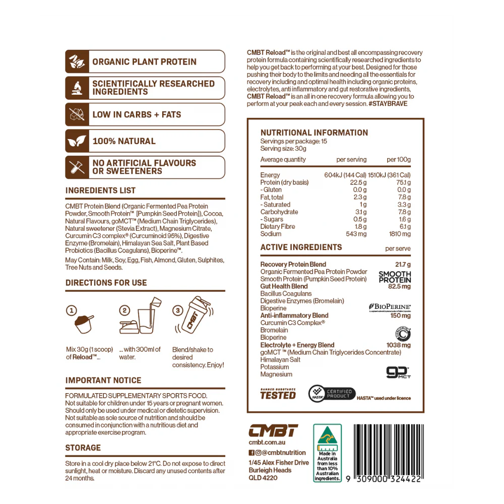 CMBT Reload Protein Pouch