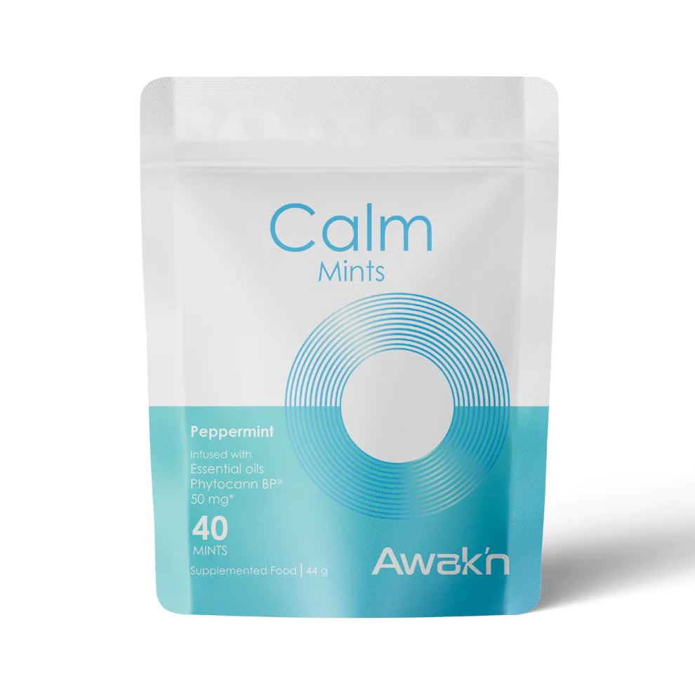 Awak'n Calm Mints 44g 40 Mints  