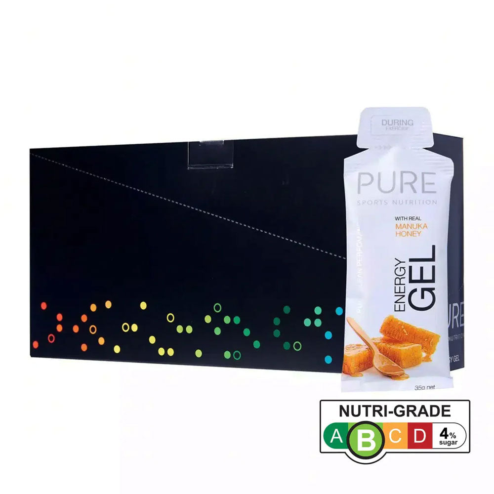 PURE Energy Gel 35g Manuka Honey Box 