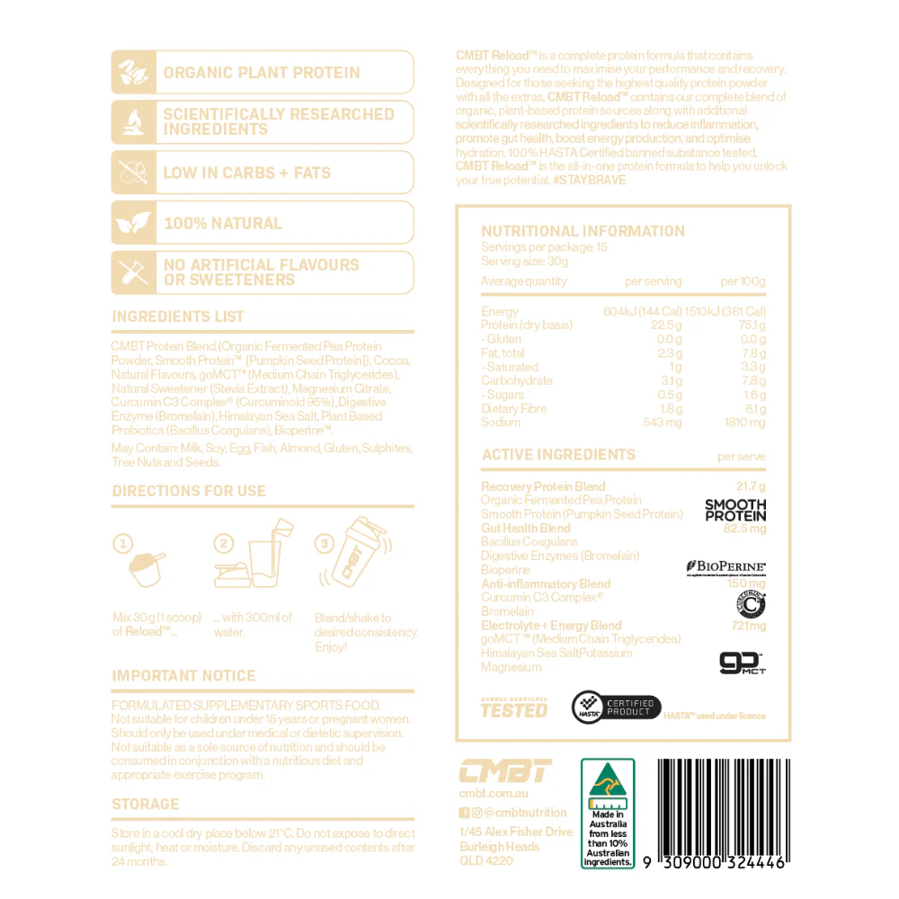 CMBT Reload Protein Pouch