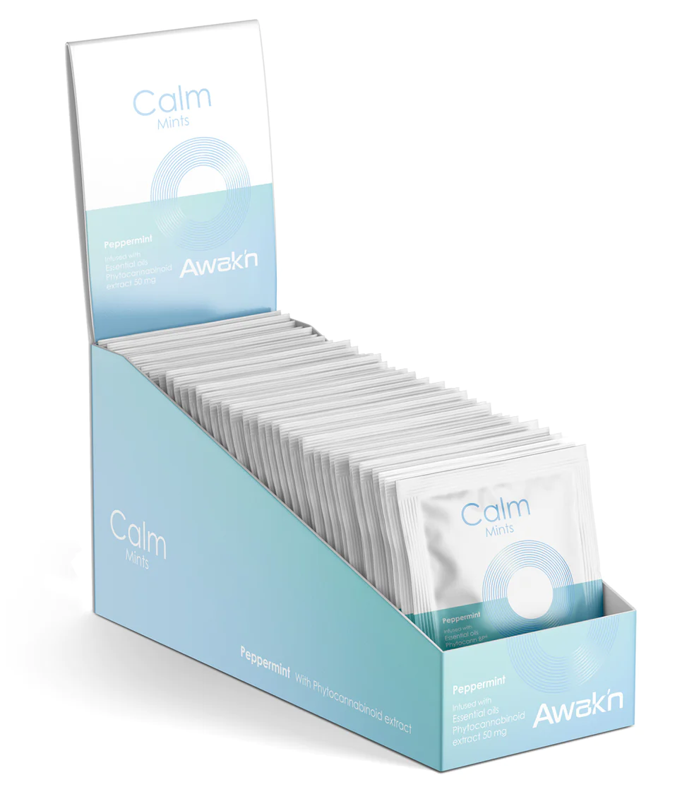 Awak'n Calm Mints Box 