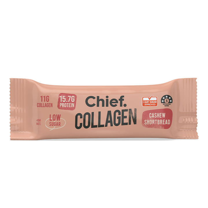 Chief Collagen Protein Bar Cashew Shortbread