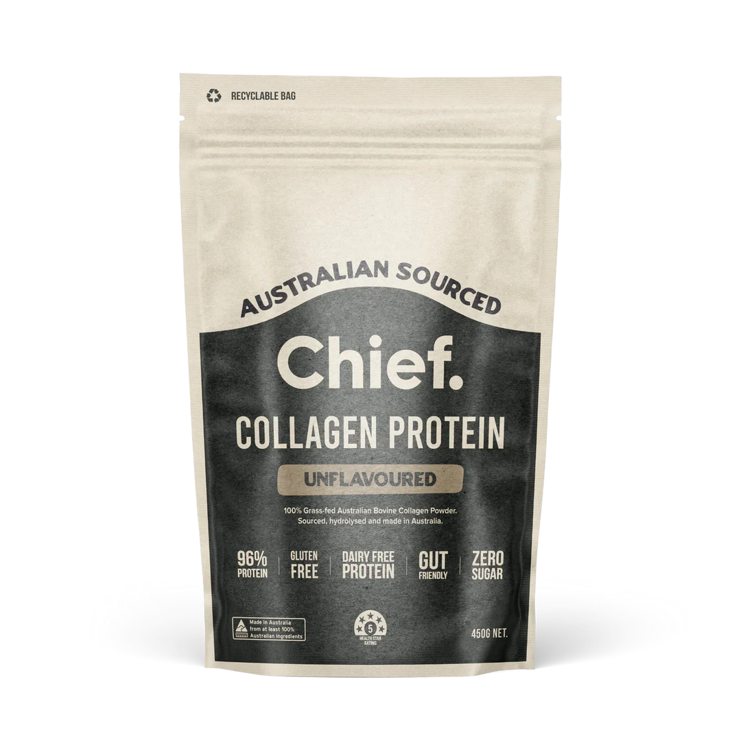 Chief Collagen Powder Unflavoured Front 