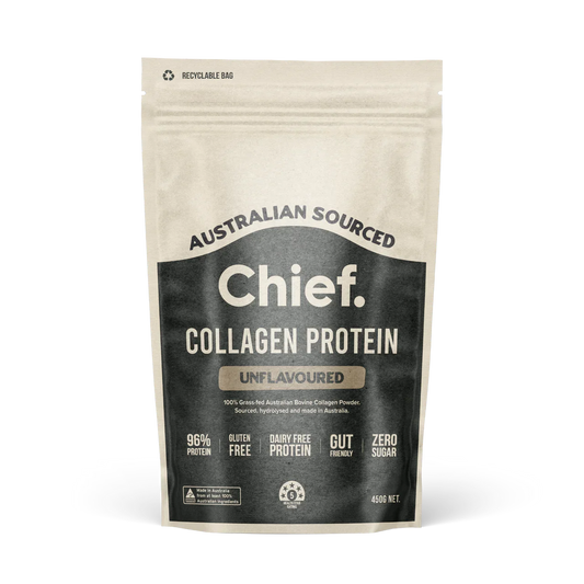 Chief Collagen Powder Unflavoured Front 