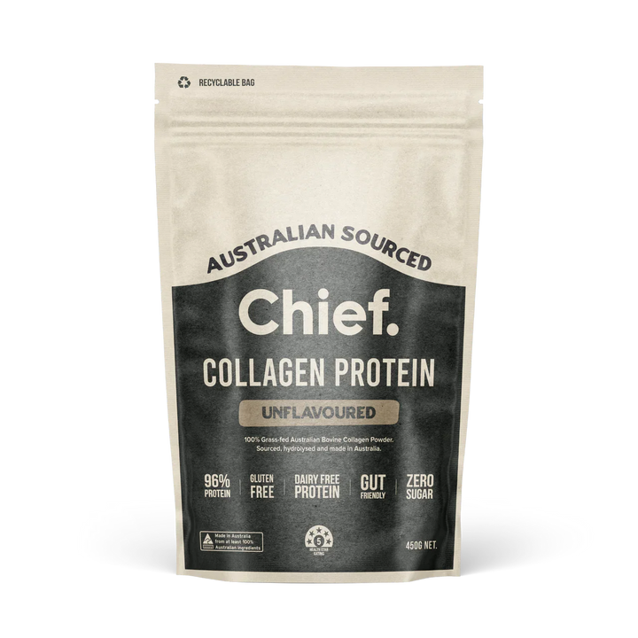 Chief Collagen Powder Unflavoured Front 