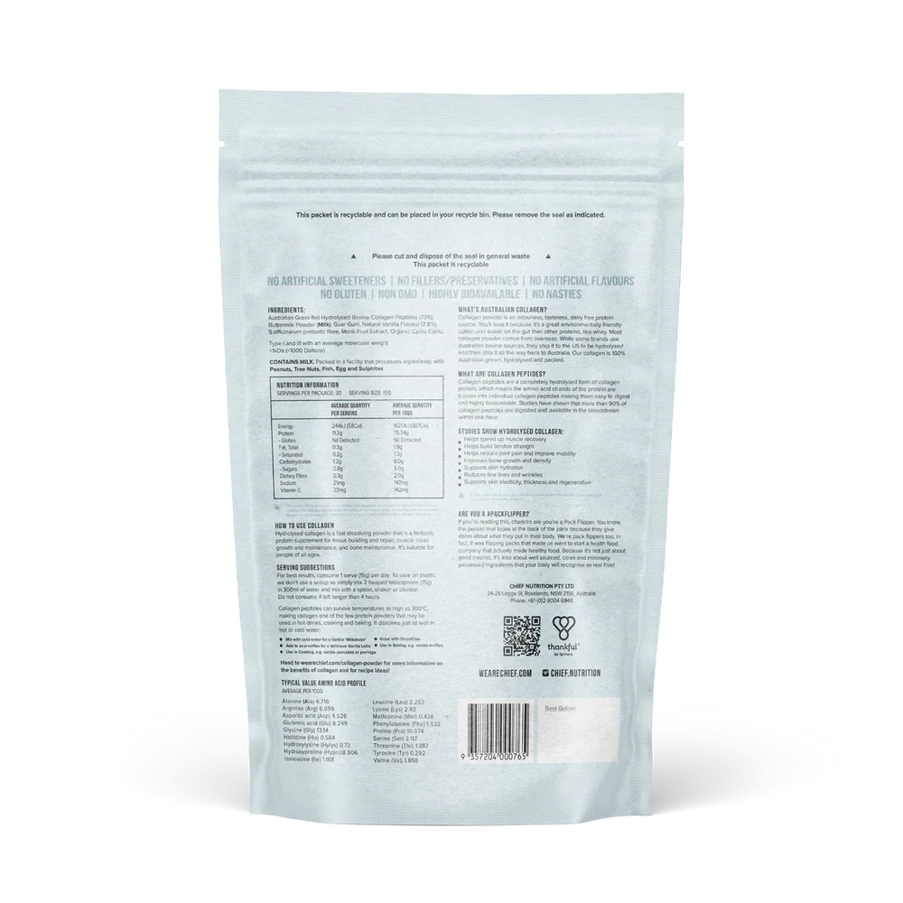 Chief Collagen Protein Creamy Vanilla 