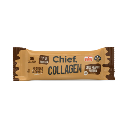 Chief Collagen Protein Choc Peanut Butter Bar 