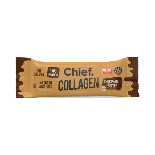 Chief Collagen Protein Choc Peanut Butter Bar 