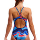 WAVE CRAZE  Ladies Diamond Back One Piece Funkita
