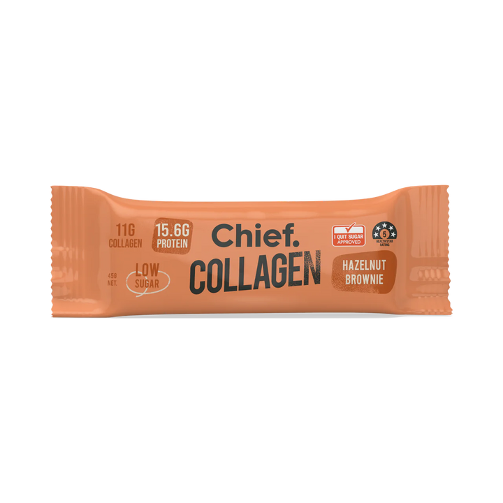 Chief Collagen Protein Hazelnut Brownie Bar