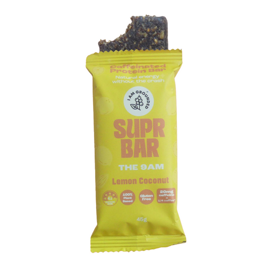 IAMGROUNDED Cocoa Lemon Coconut Soft Protein Bar