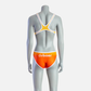 Deboer Women's Flow Swim Suit - Orange & Saffron