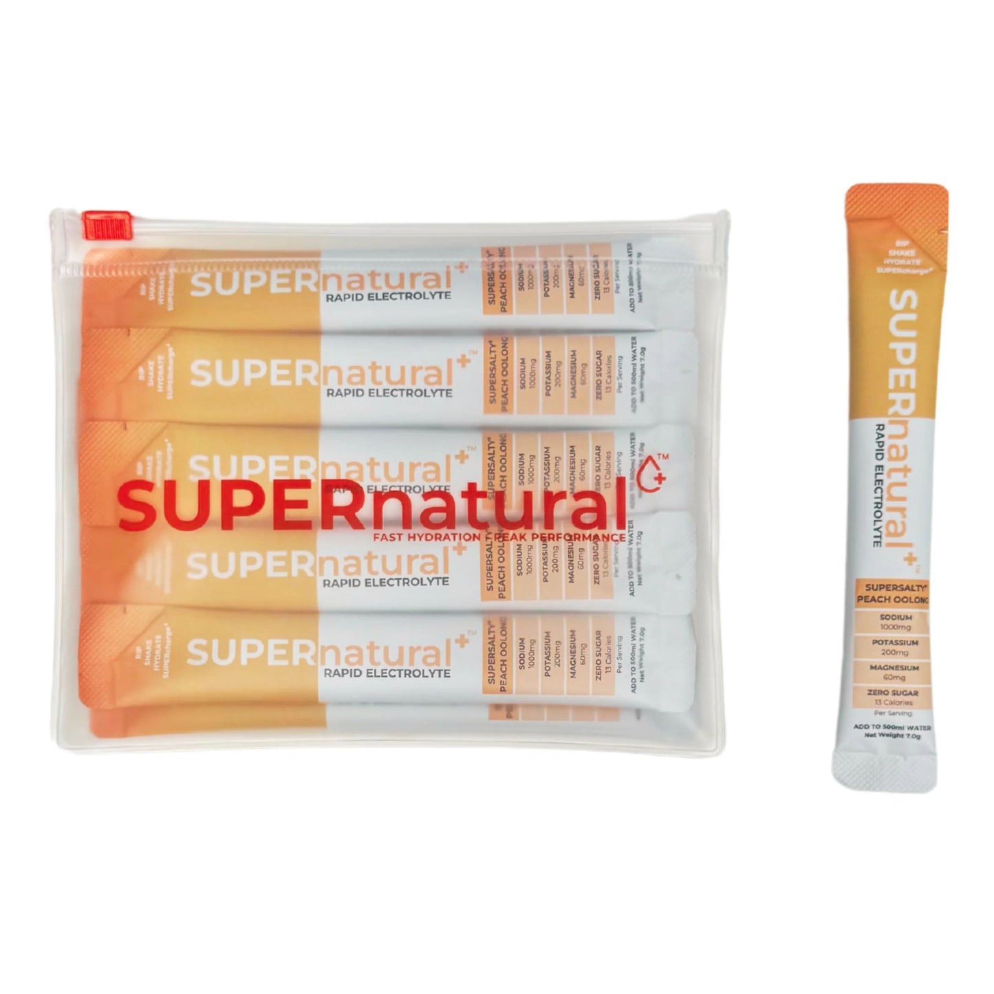 SUPERnatural+ Rapid Electrolytes - Peach Oolong