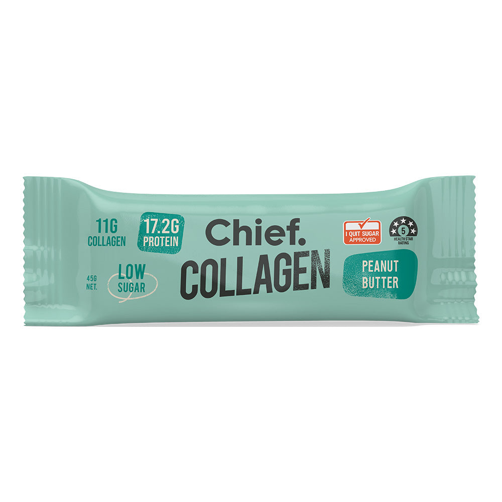 Chief Collagen Protein Bar Peanut Butter 