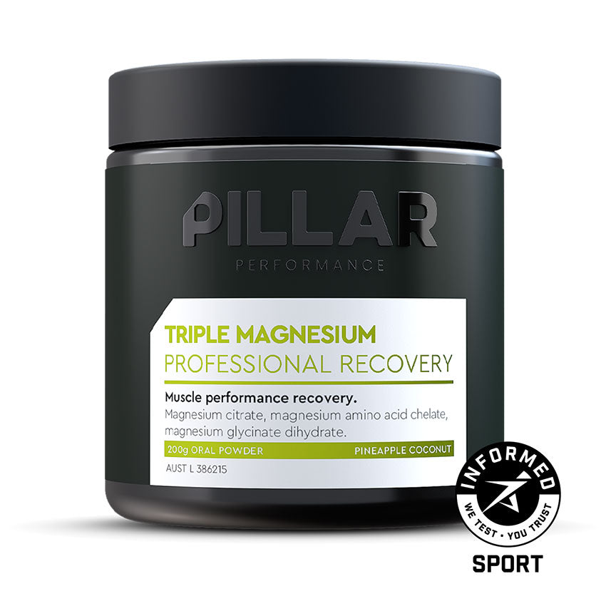 PILLAR Performance Triple Magnesium Powder Pineapple Coconut