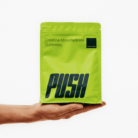 PUSH Creatine Monohydrate Gummies - Green Apple (Pre-order)