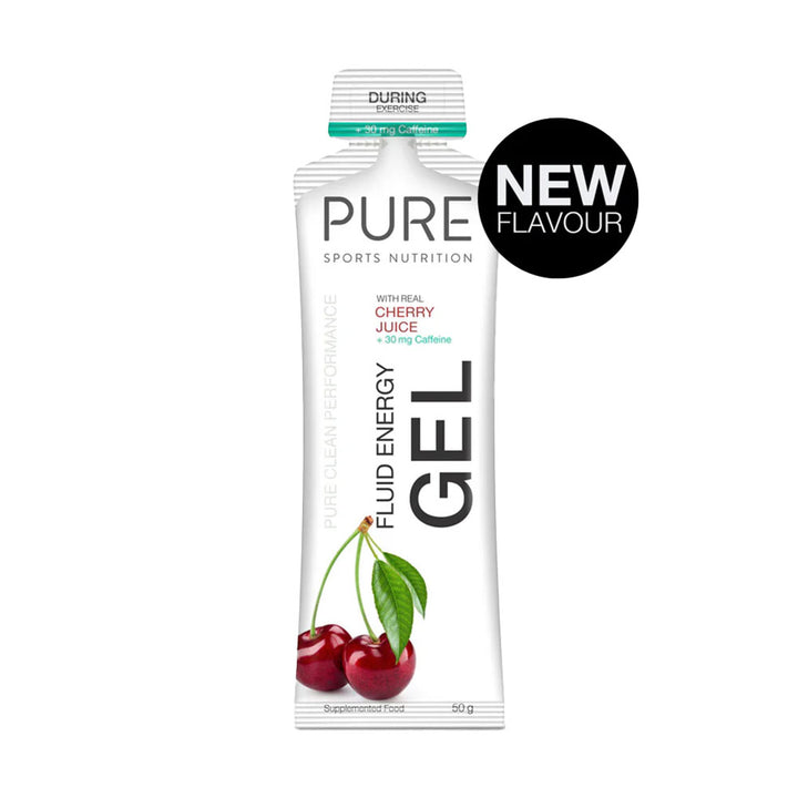 PURE Fluid Energy Gels 50g Cherry Juice 