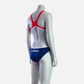 Deboer Women's Flow Swim Suit - Red & Navy