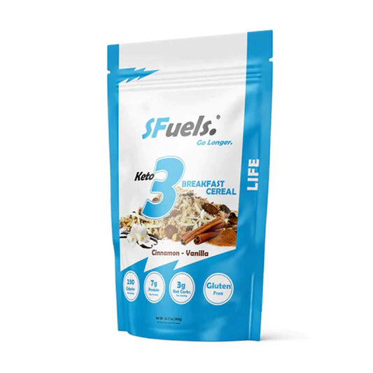 SFUELS Keto 3 Breakfast Cereal Cinnamon Vanilla 