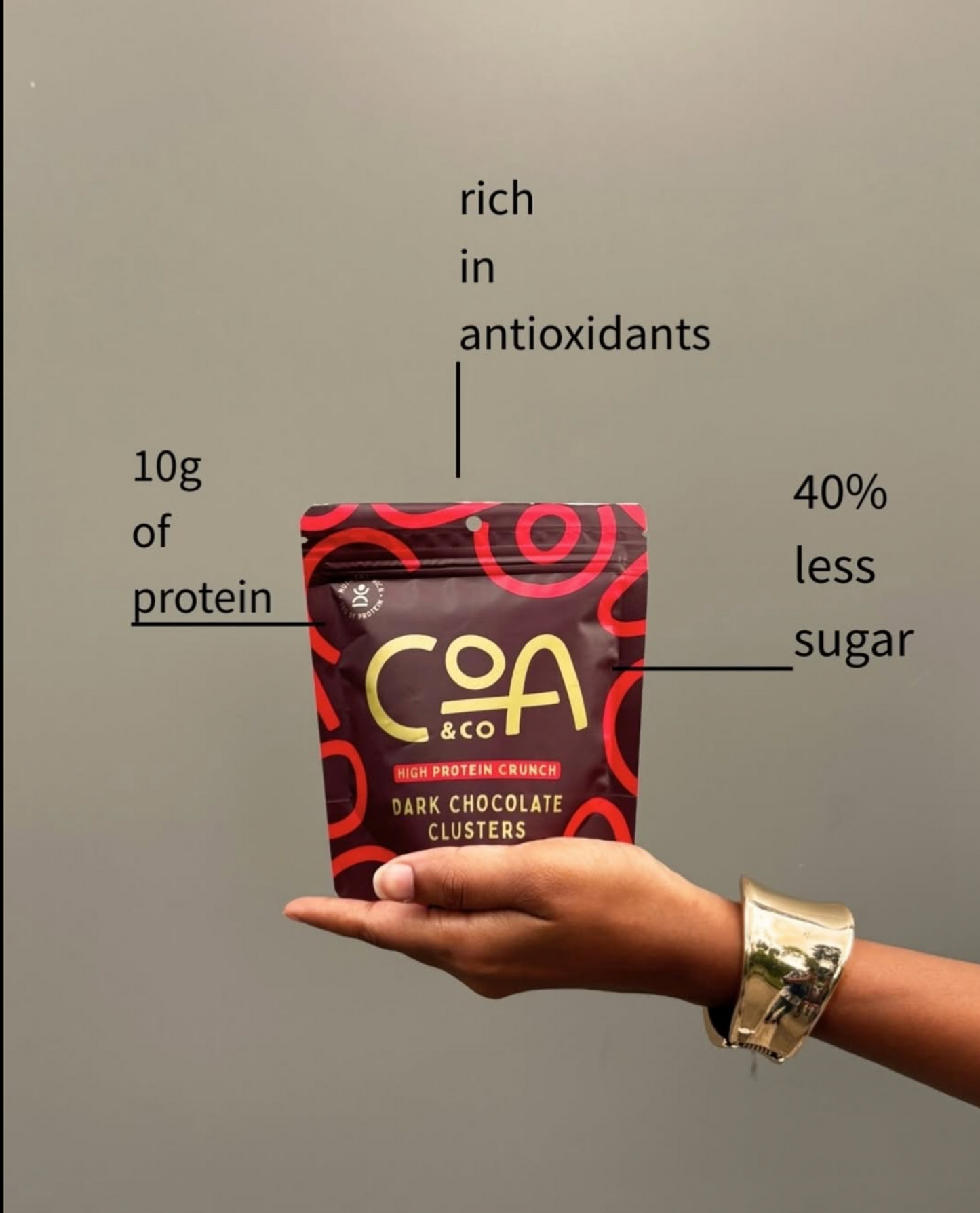 COA & CO Dark Chocolate Clusters