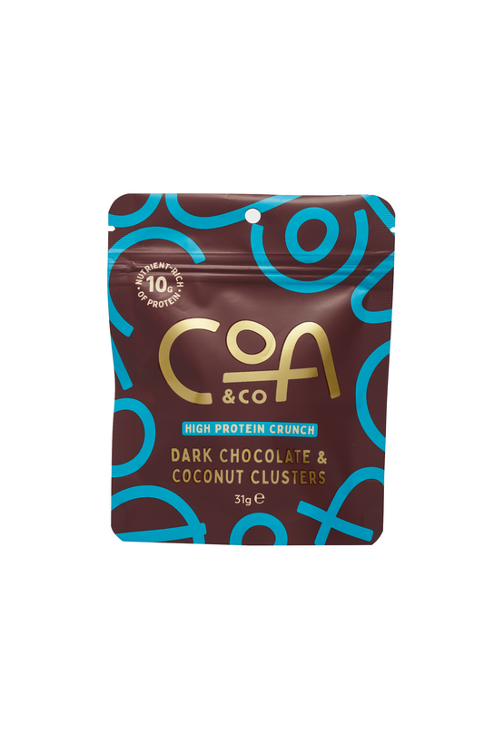 COA & CO Dark Chocolate & Coconut Clusters