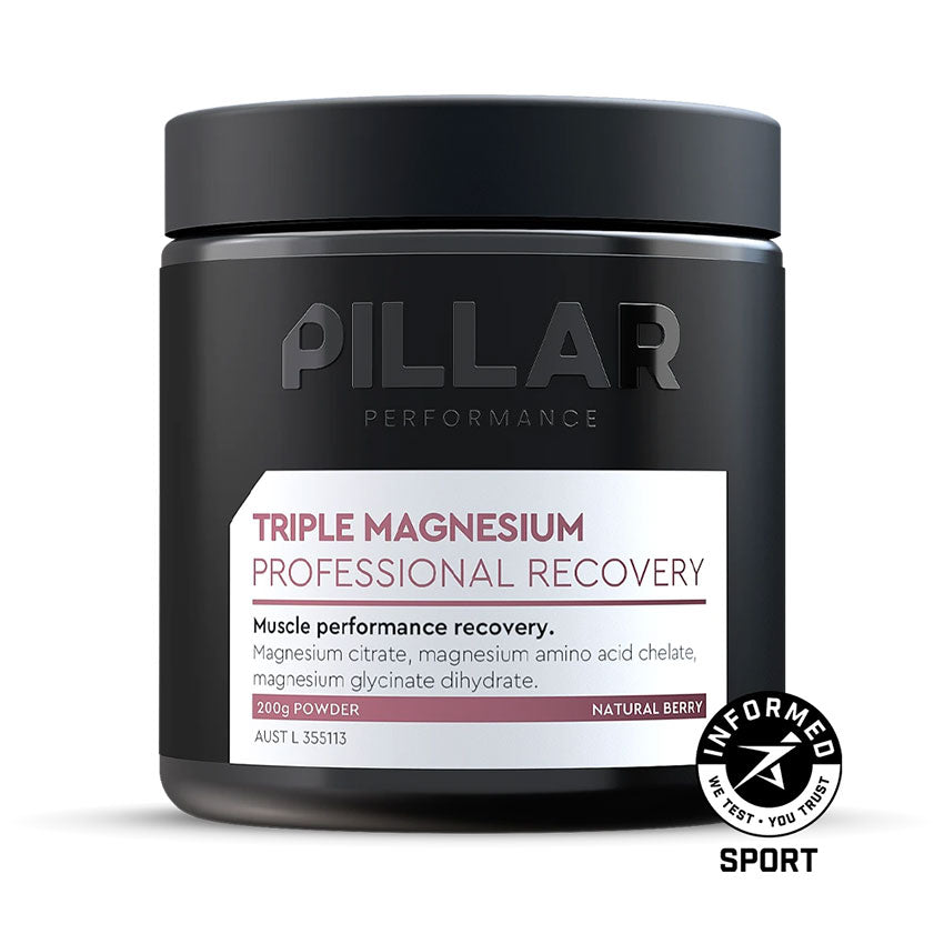 PILLAR Performance Triple Magnesium Powder - Natural Berry