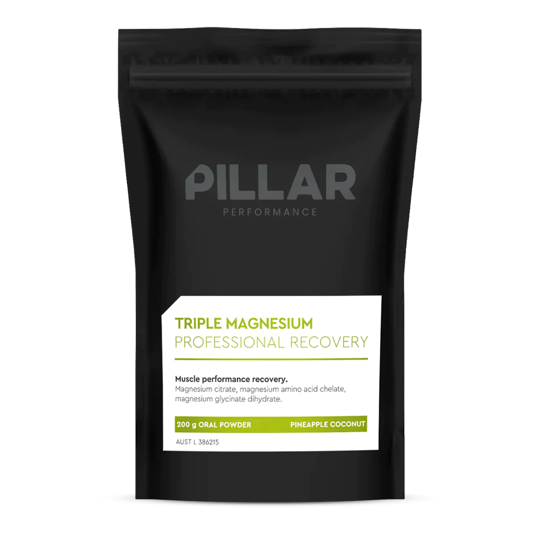 PILLAR Performance Triple Magnesium Powder - Pineapple Coconut