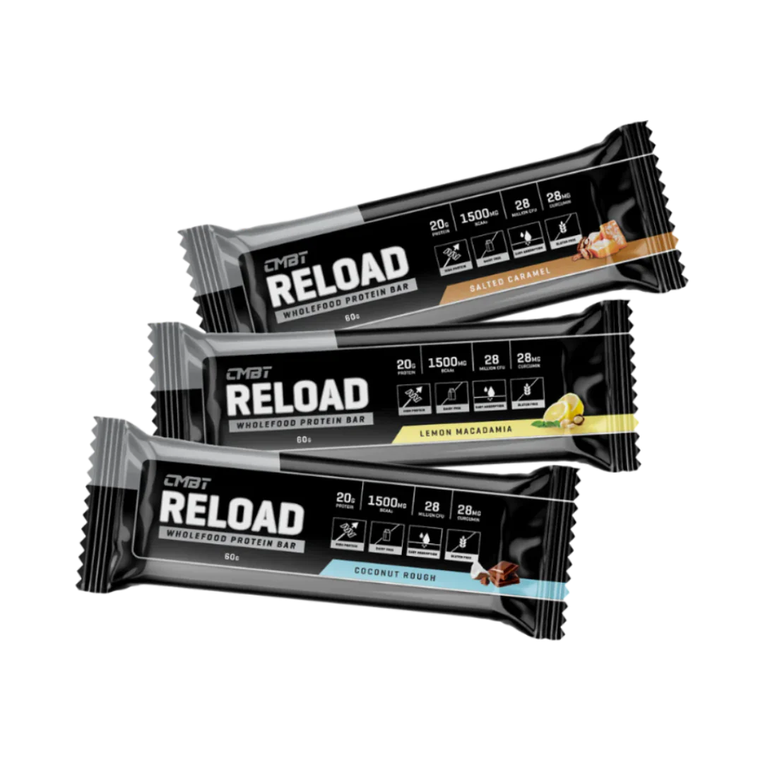 CMBT Reload Protein Bars 3 Flavours 