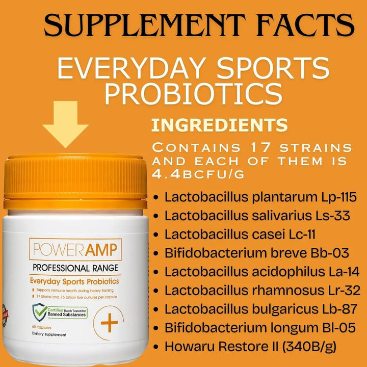 Everyday Sports Probiotics 75Bn 60 Capsules