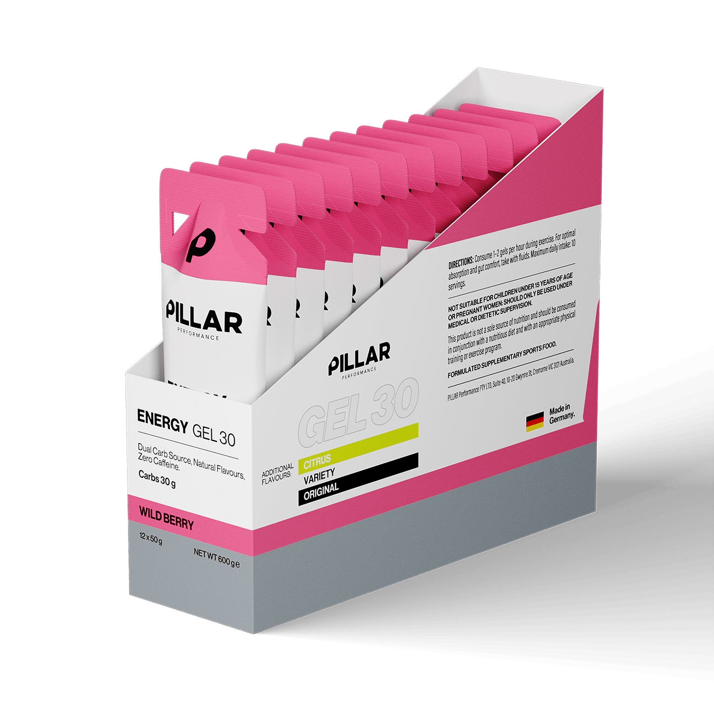 PILLAR Energy Gel 30