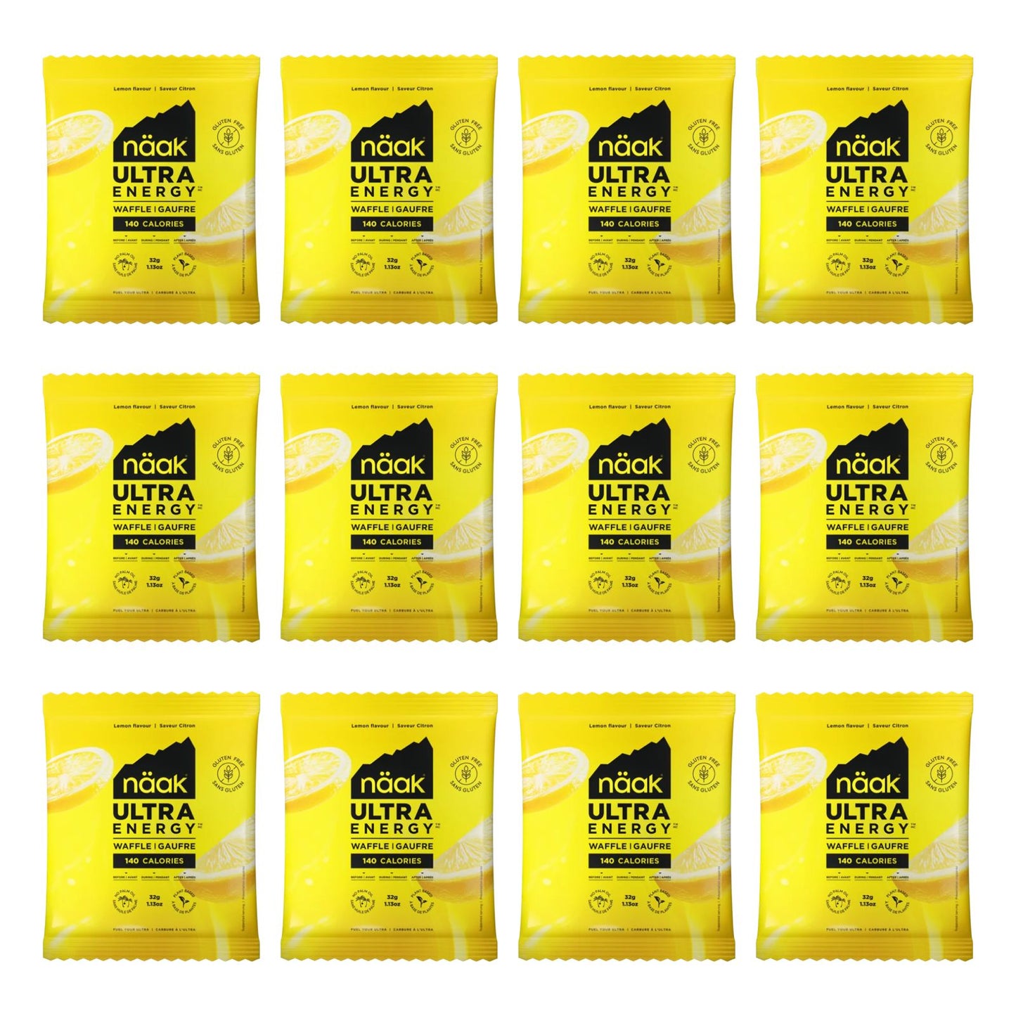 Naak Energy Waffle Lemon