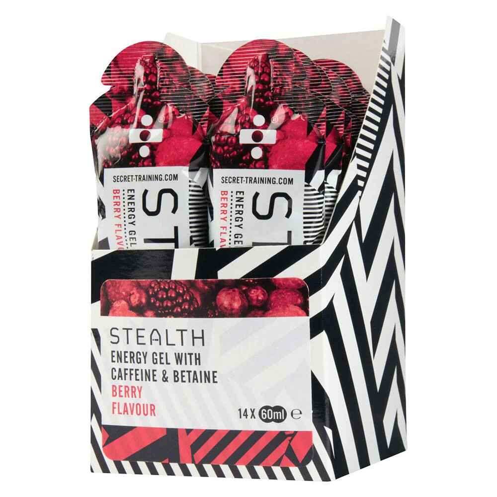 Stealth Caffeine & Betaine Energy Gel 60g Berry Box of 14